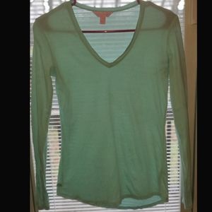 Lilly Pulitzer Aqua Blue Long Sleeve